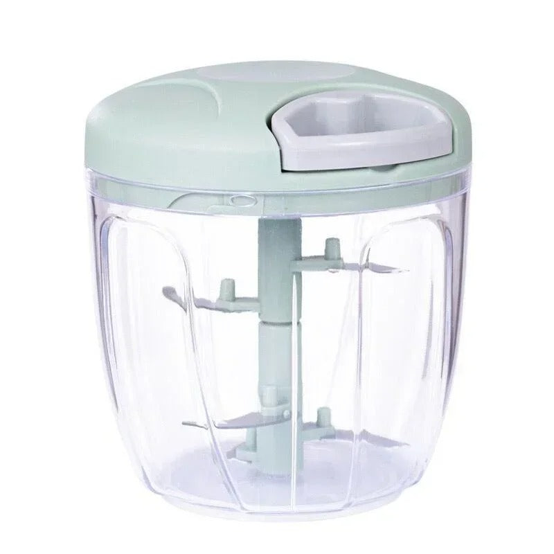 Manual Meat & Garlic Chopper – Hand-Pull Vegetable Cutter & Onion Crusher - bluestar19