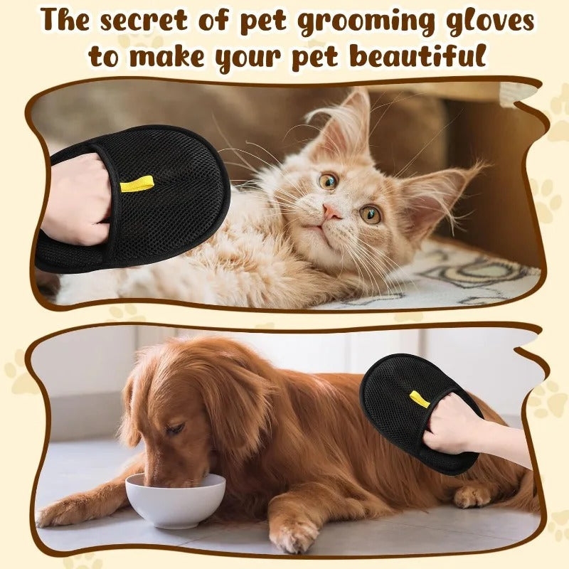 Reusable Electrostatic Pet Hair Remover Mitt - bluestar19