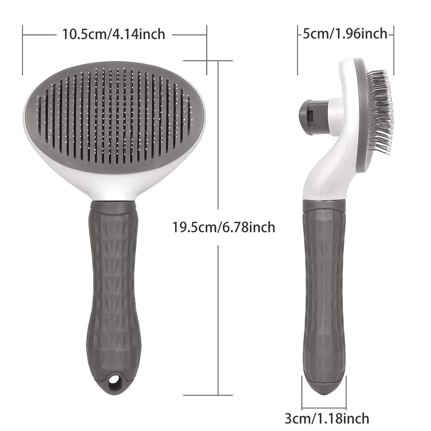Self Cleaning Pet Hair Remover Comb Slicker Brush for Cats & Dogs - bluestar19