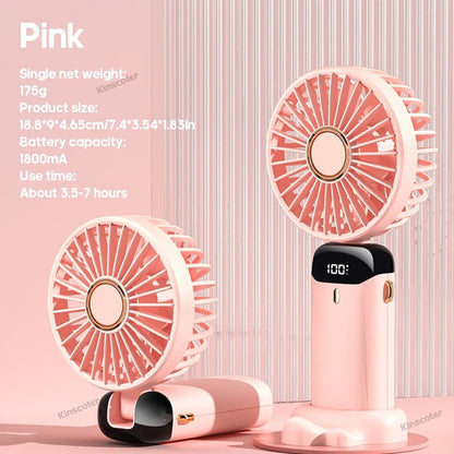 USB Mini Neck Fan Foldable - bluestar19