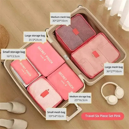 6 PCS Travel Storage Bag Se - bluestar19