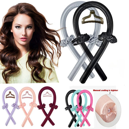 Heatless Hair Curling Set Satin - bluestar19 #