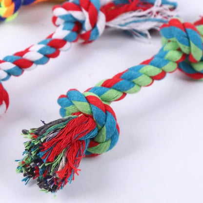 Cotton Rope Dog Chew Toy - bluestar19