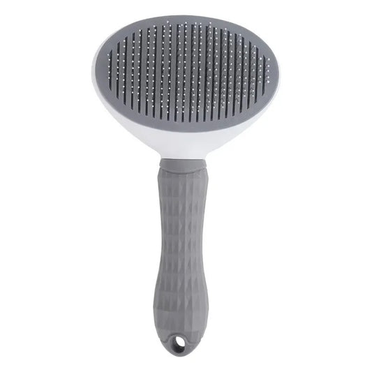 Self Cleaning Pet Hair Remover Comb Slicker Brush for Cats & Dogs - bluestar19