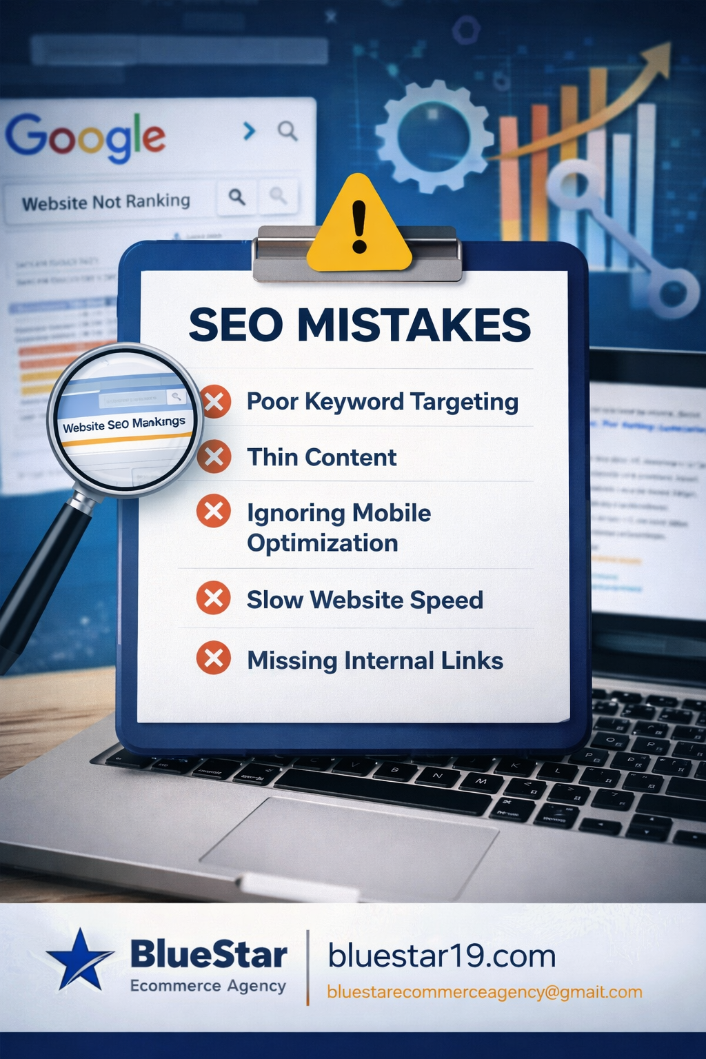 Common SEO mistake that stop websites from ranking on Google