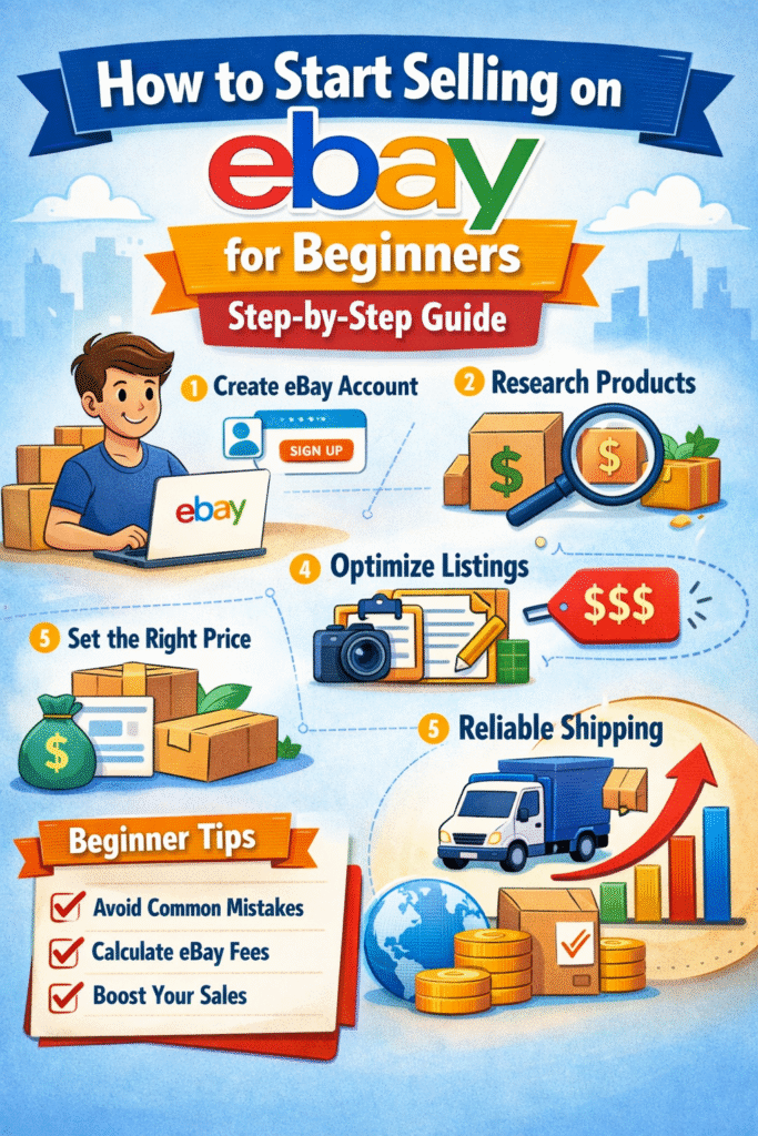 how to start selling on ebay for beginner step by step guide
